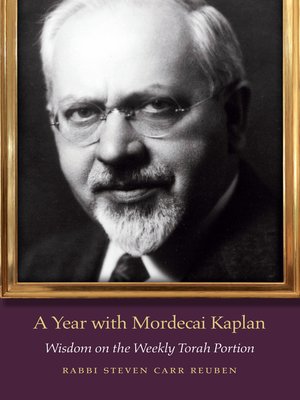 cover image of A Year with Mordecai Kaplan